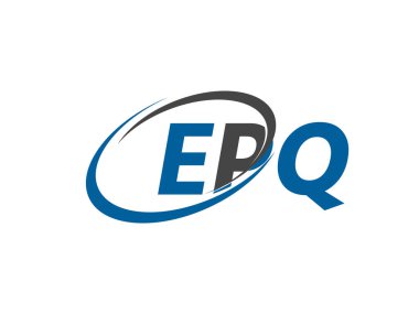 EPQ harfi yaratıcı modern zarif logo tasarımı