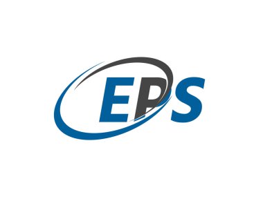 EPS harfi yaratıcı modern zarif logo tasarımı