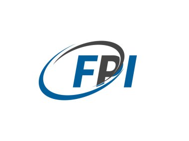 FPI harfi modern zarif logo tasarımı