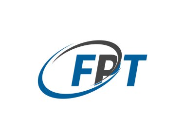 FPT harfi yaratıcı modern logo tasarımı
