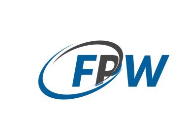 FPW harfi modern zarif logo tasarımı