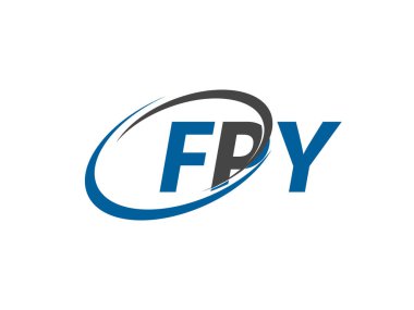 FPY harfi yaratıcı modern zarif logo tasarımı