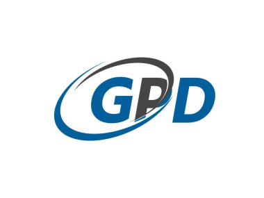 GPD mektup yaratıcı modern zarif logo tasarımı