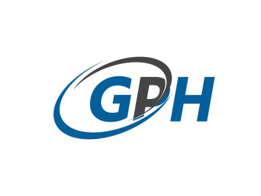 GPH harfi yaratıcı modern logo tasarımı