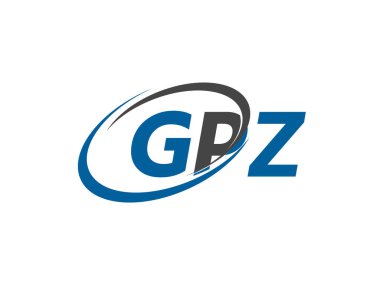 GPZ harfi yaratıcı modern logo tasarımı