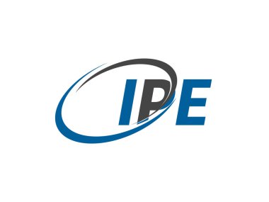 IPE harfi yaratıcı modern logo tasarımı