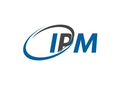 IPM harfi yaratıcı modern zarif logo tasarımı