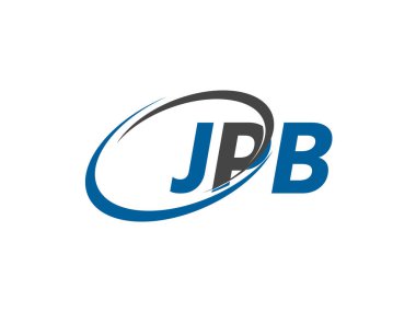 JPB harfi yaratıcı modern logo tasarımı