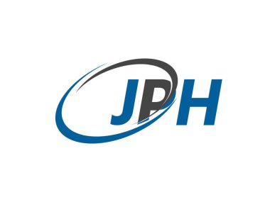 JPH harfi modern zarif logo tasarımı