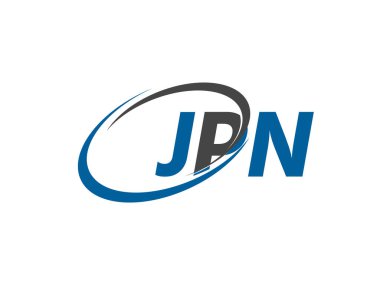JPN harfi yaratıcı modern logo tasarımı