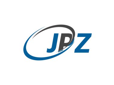 JPZ harfi modern zarif logo tasarımı