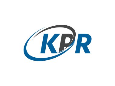 KPR mektup yaratıcı modern zarif logo tasarımı