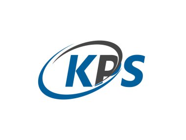 KPS harfi yaratıcı modern zarif logo tasarımı