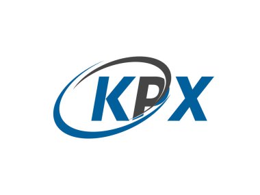 KPX harfi yaratıcı modern logo tasarımı