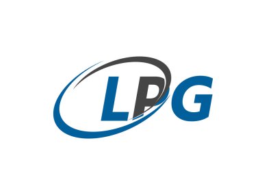 LPG harfi yaratıcı modern logo tasarımı