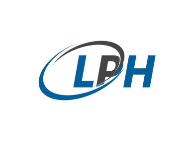 LPH harfi modern zarif logo tasarımı