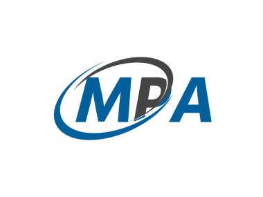 MPA harfi yaratıcı modern zarif logo tasarımı