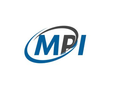 MPI harfi yaratıcı modern zarif logo tasarımı