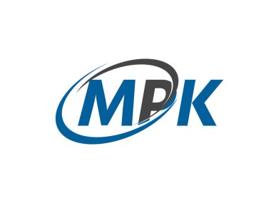 MPK harfi yaratıcı modern zarif logo tasarımı