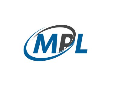 MPL harfi yaratıcı modern zarif logo tasarımı