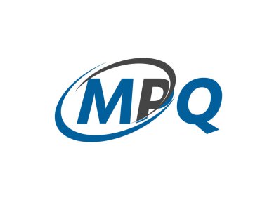 MPQ harfi yaratıcı modern zarif logo tasarımı