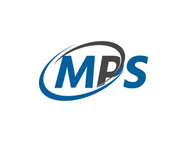 MPS harfi yaratıcı modern zarif logo tasarımı