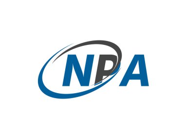 NPA mektup yaratıcı modern zarif logo tasarımı