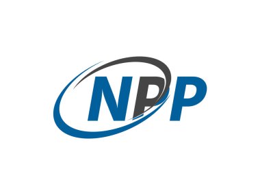 NPP harfi yaratıcı modern logo tasarımı