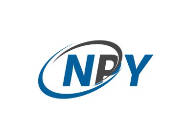 NPY harfi yaratıcı modern zarif logo tasarımı