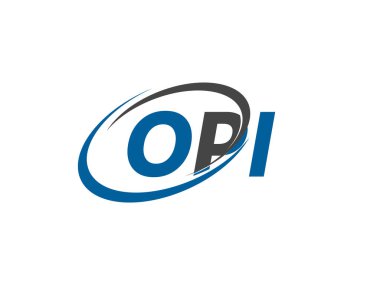 OPI harfi yaratıcı modern zarif logo tasarımı