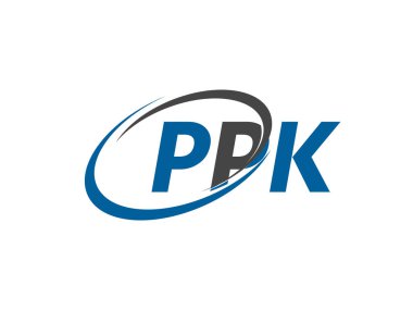 PPK harfi yaratıcı modern zarif logo tasarımı
