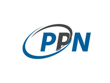PPN harfi yaratıcı modern zarif logo tasarımı