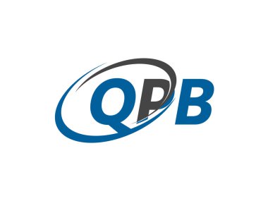 QPB harfi yaratıcı modern logo tasarımı