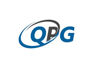 QPG harfi yaratıcı modern logo tasarımı