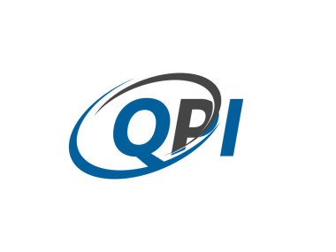 QPI harfi yaratıcı modern logo tasarımı