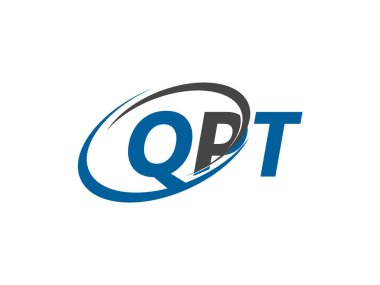 QPT harfi yaratıcı modern logo tasarımı