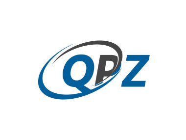 QPZ harfi yaratıcı modern logo tasarımı