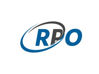 RPO harfi yaratıcı modern zarif logo tasarımı