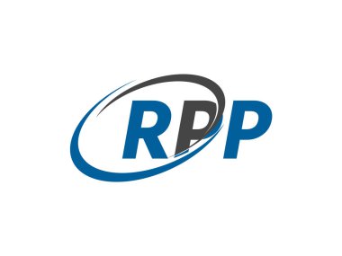 RPP harfi yaratıcı modern logo tasarımı