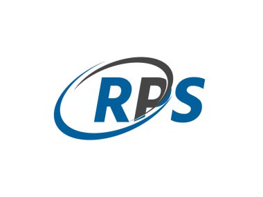RPS harfi yaratıcı modern zarif logo tasarımı