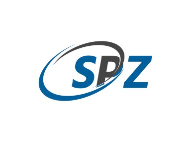 SPZ harfi yaratıcı modern zarif logo tasarımı