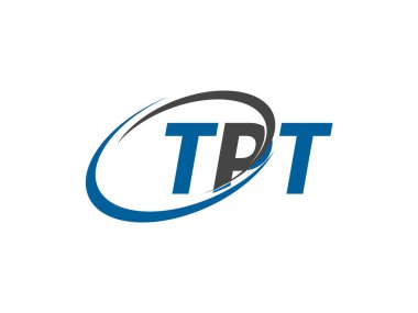 TPT harfi yaratıcı modern logo tasarımı