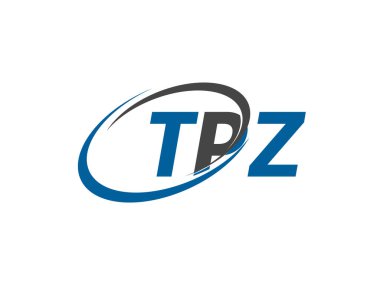TPZ harfi modern zarif logo tasarımı