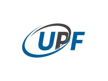 UPF harfi yaratıcı modern zarif logo tasarımı