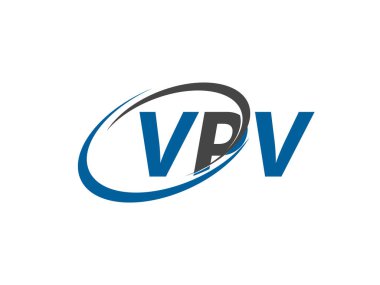 VPV harfi modern zarif logo tasarımı