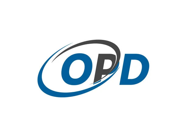 Opd字母创意现代典雅的标志设计 — 图库矢量图片
