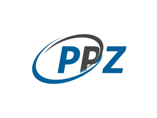 Ppz Carta Creativa Moderna Elegante Logotipo Diseño — Archivo Imágenes Vectoriales