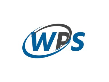 harf yaratıcı modern zarif logo tasarımı WPS