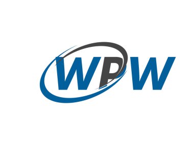 harf yaratıcı modern zarif logo tasarımı WPW