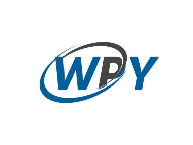 harf yaratıcı modern zarif logo tasarımı WPY